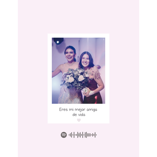 Polaroid con fondo
